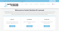 Desktop Screenshot of centredentairestleonard.com